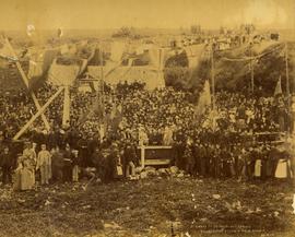 Laying Foundation Stone at Helmsdale Harbour