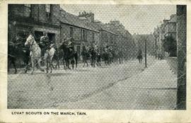 Lovat Scouts on the March in Tain