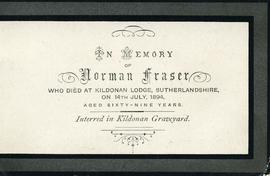 Memorium Card