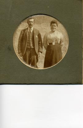 Man and Woman in a Framed Picture