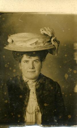 Woman wearing a Fancy Hat